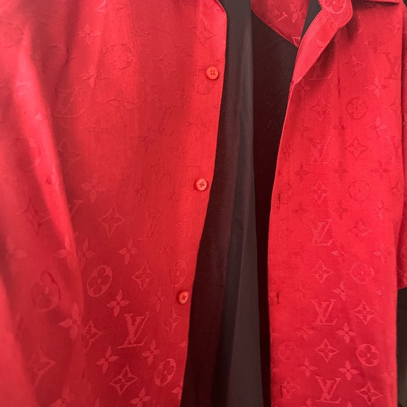 Custom made Louis Vuitton button up. - Picture 4 of 7